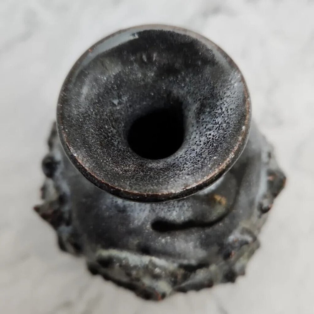 Vintage Sigurður Hákon Arnórsson Handcrafted Lava Vase, Iceland, 1970s - Picture 5 of 7
